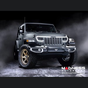 Jeep Gladiator JT Vector Series - Full LED Grille - Billet Silver Metallic